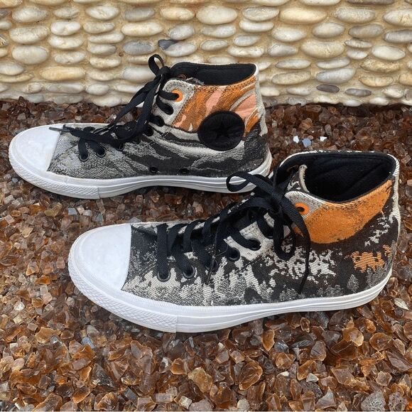 Converse Chuck Taylor II All Star Hi-Top Sneakers Women's 9/Men's 7 Camo Sun - Picture 4 of 13